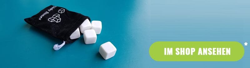 Hier findet Ihr die von uns getesteten wiederverwendbaren Einswürfel auf amazon